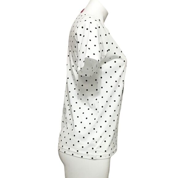 Disney X Kate Spade White Essential Cotton Minnie Mouse T-Shirt New Size Small - Picture 3 of 11